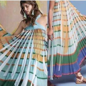 Anthropologie Geisha Designs colorful maxi dress